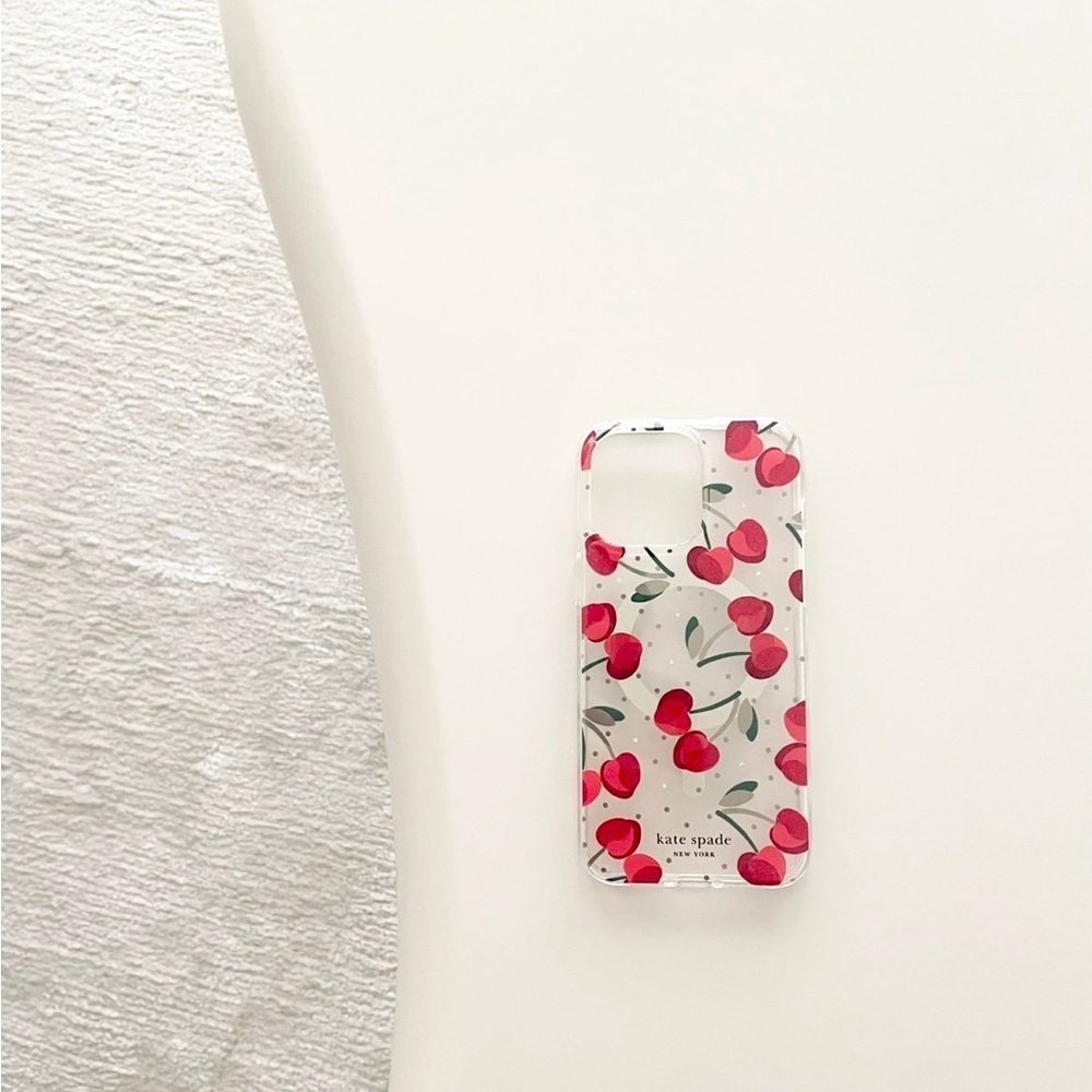 Kate Spade Cherry Print iPhone Case   iPhone 16 Pro Max